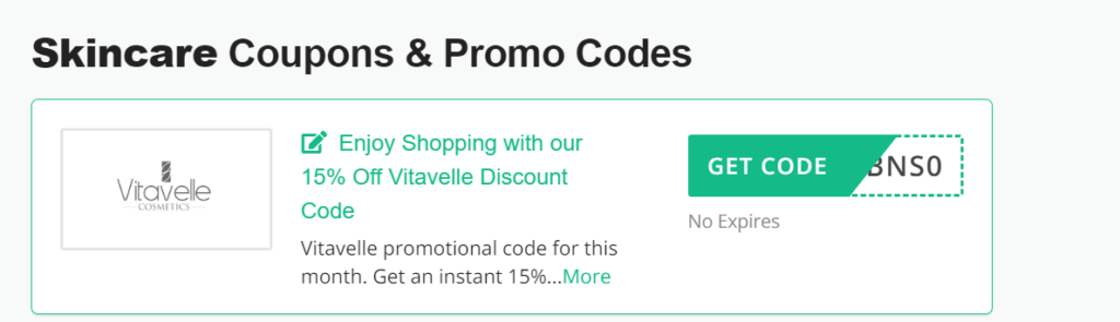 Categories 2 Skincare Coupons